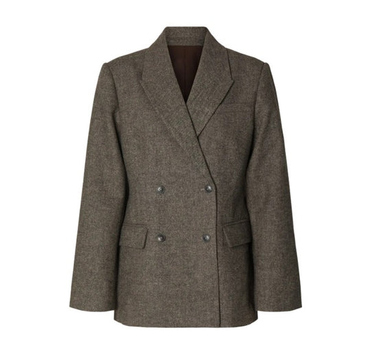 Wool blend blazer