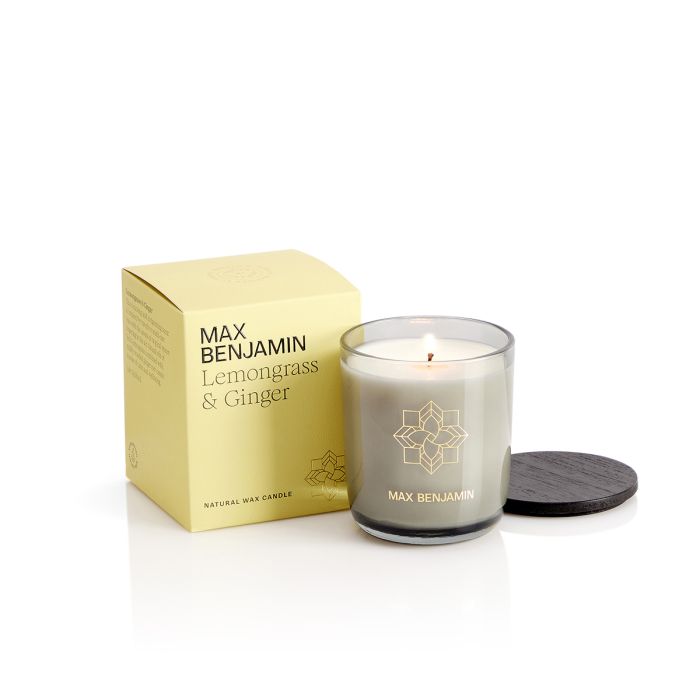 Max Benjamin Lemongrass and Ginger Luxury Candle & Lid**BESTSELLER
