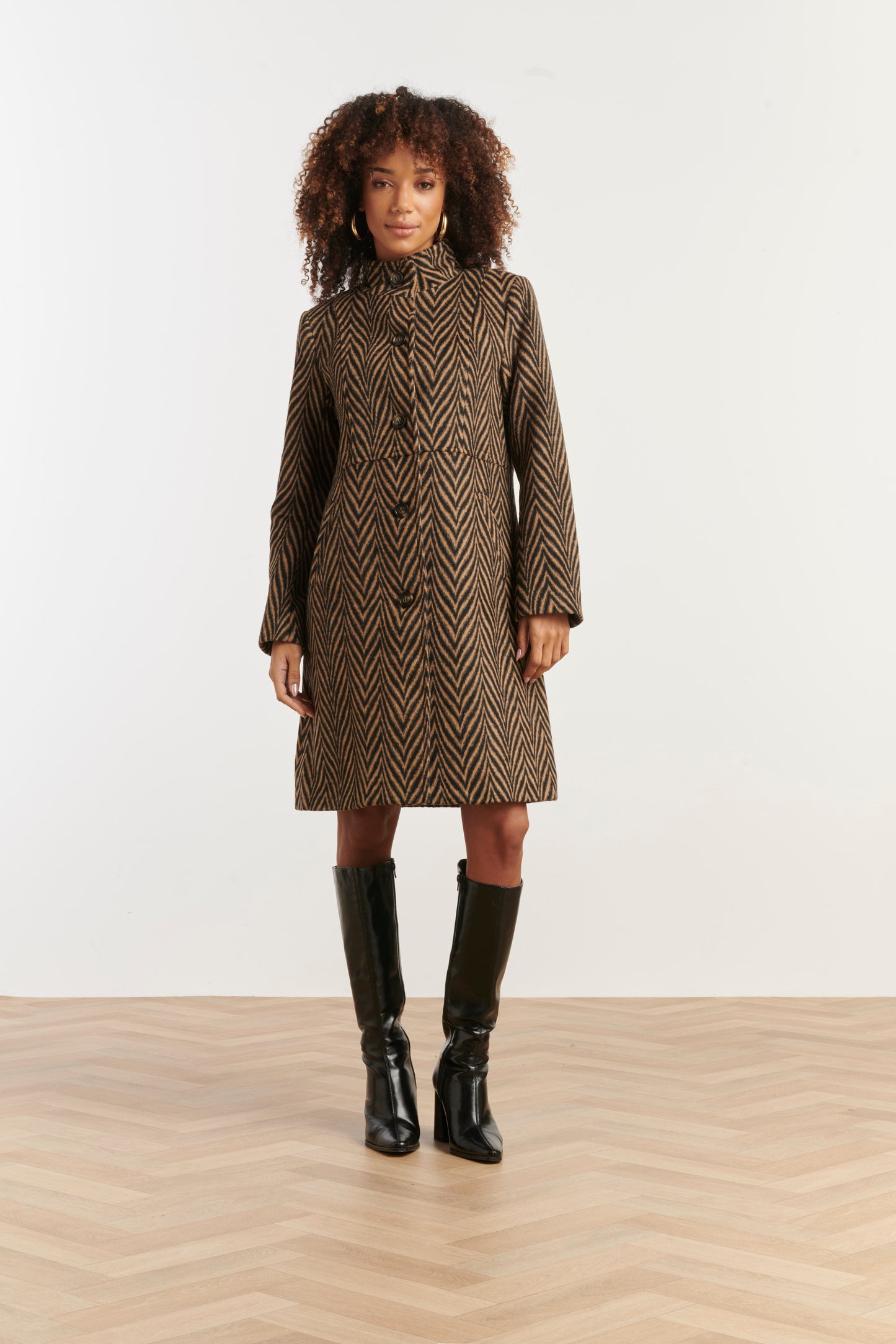 Herringbone coat