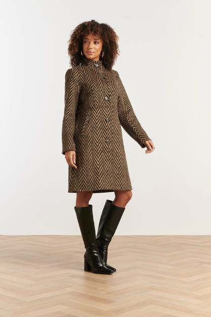 Herringbone coat