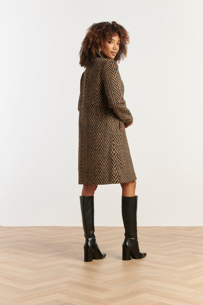 Herringbone coat