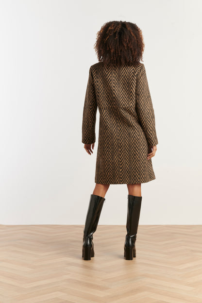 Herringbone coat
