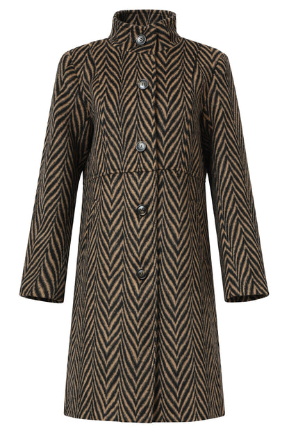 Herringbone coat