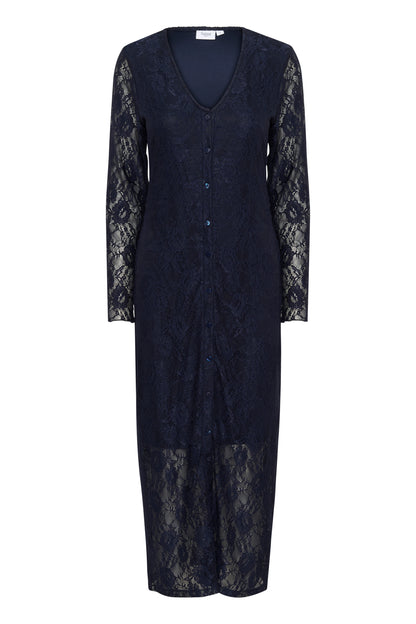 Gracie Navy Lace Dress