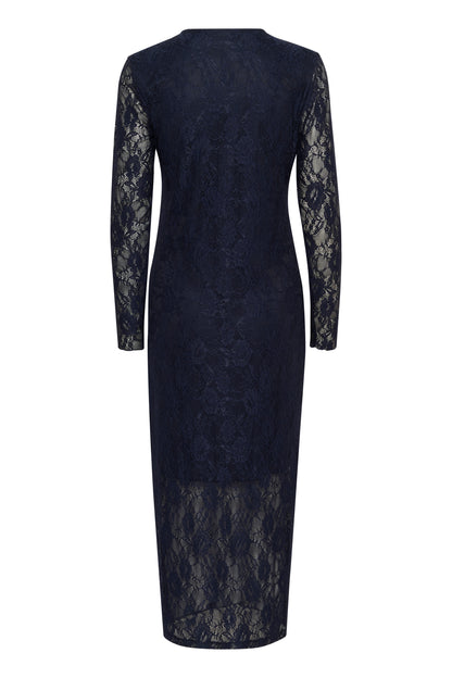 Gracie Navy Lace Dress
