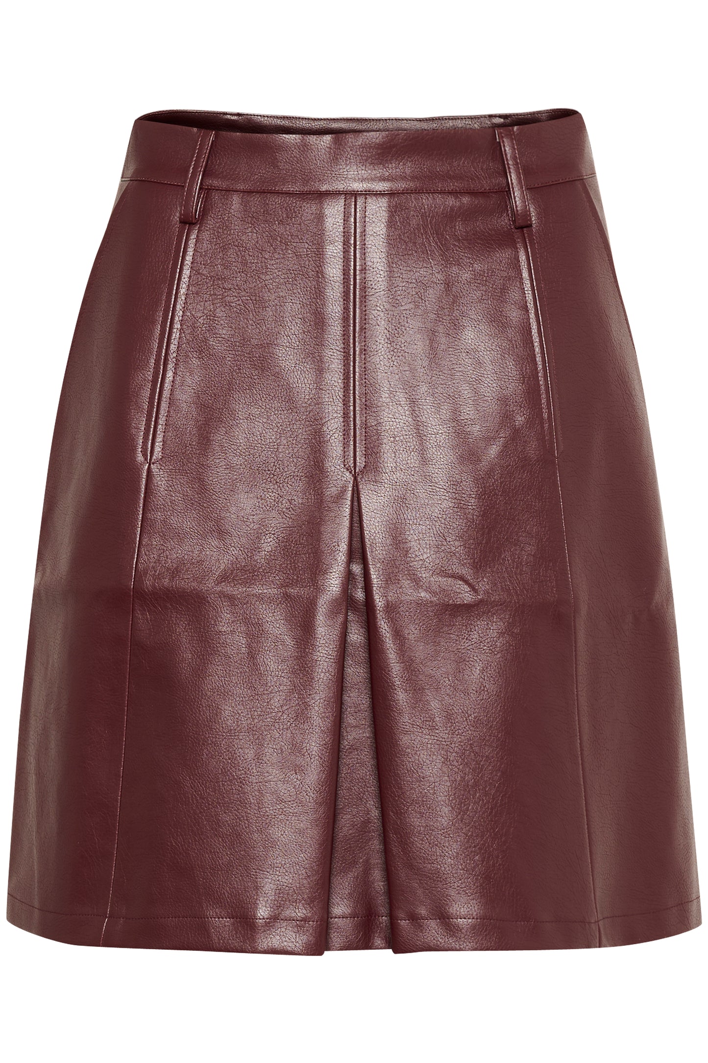 Livia faux leather skirt