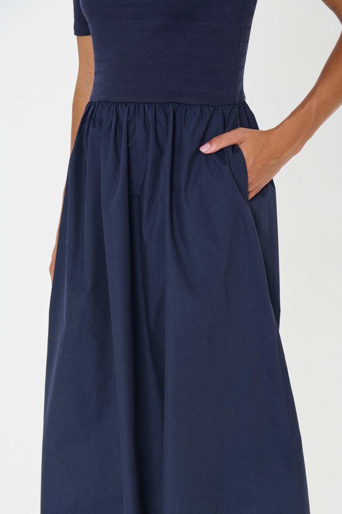 Eliza navy dress