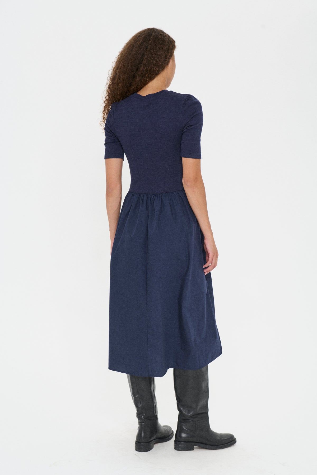 Eliza navy dress