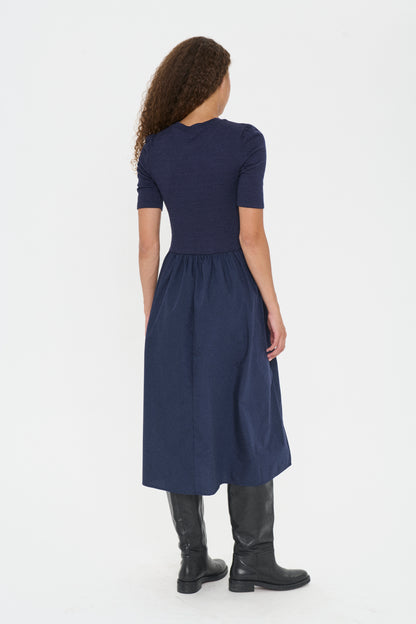 Eliza navy dress