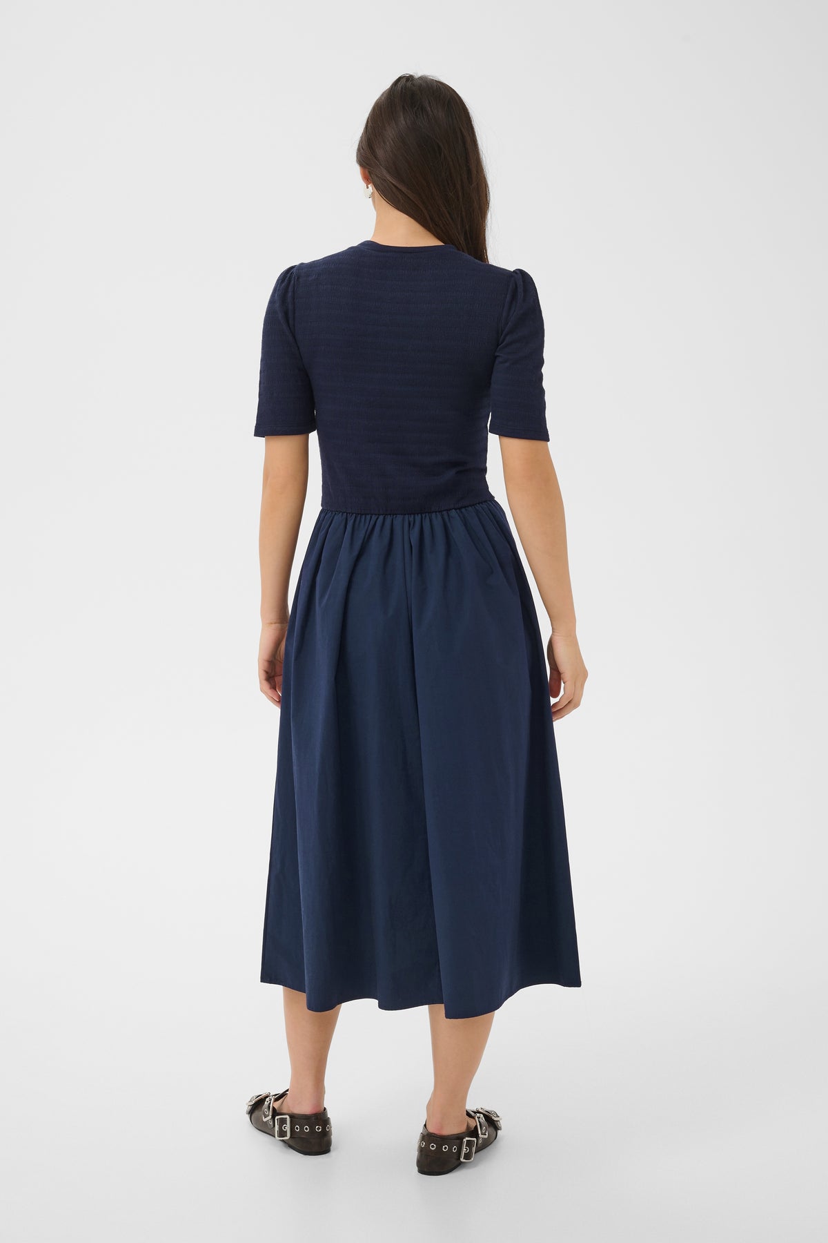 Eliza navy dress