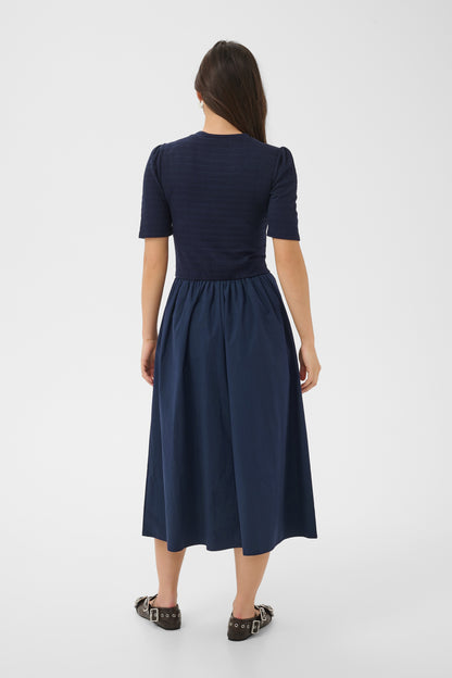 Eliza navy dress