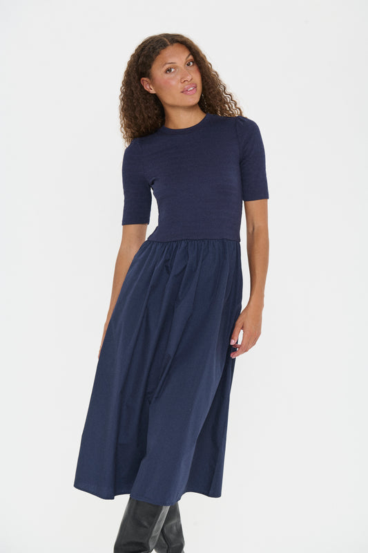 Eliza navy dress