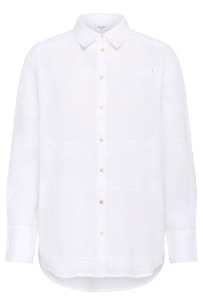 100% cotton white shirt
