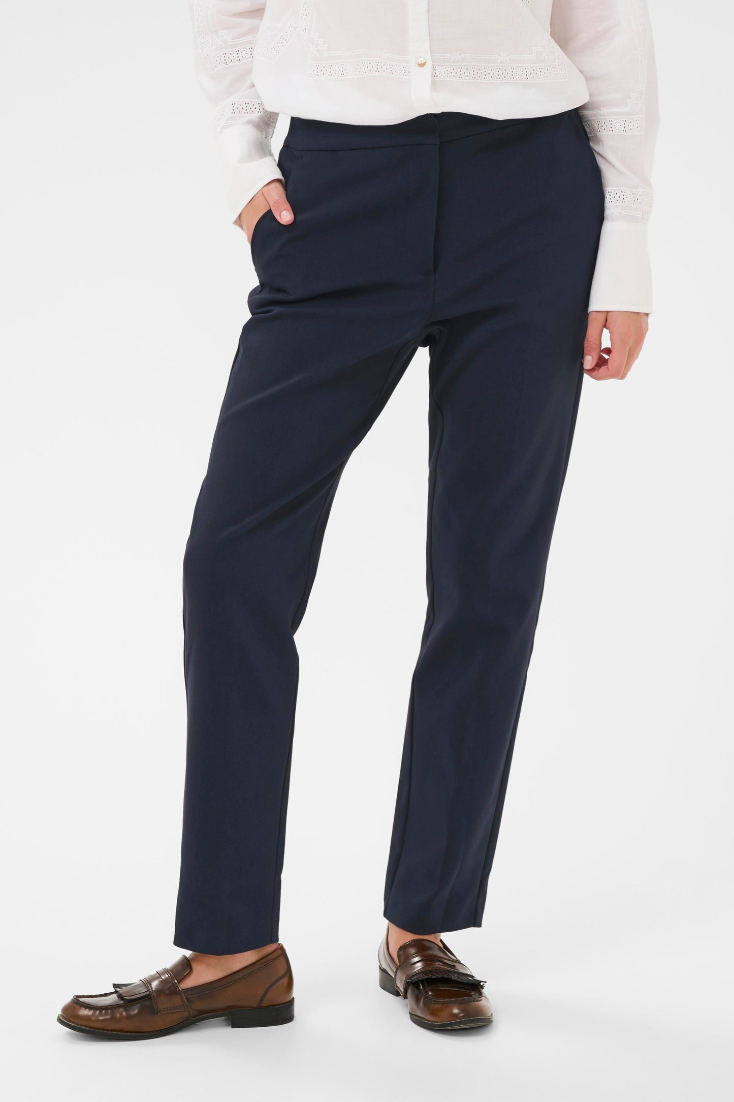 Navy trousers