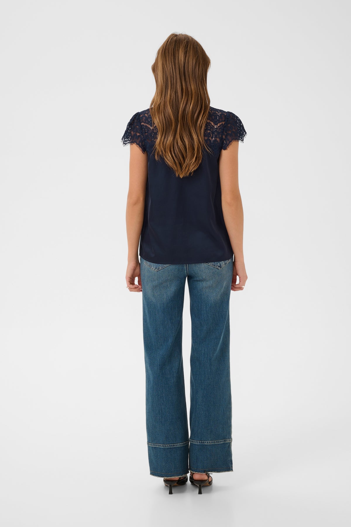 Navy Tilly blouse
