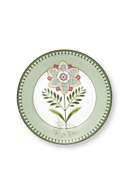 Plate Lily&Lotus Light Green 21cm by Pip Studio