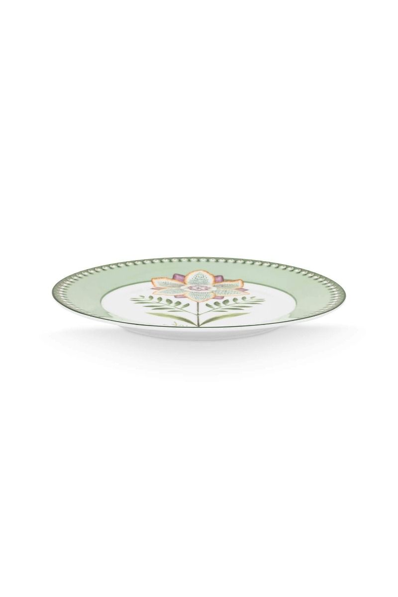 Plate Lily&Lotus Light Green 21cm by Pip Studio