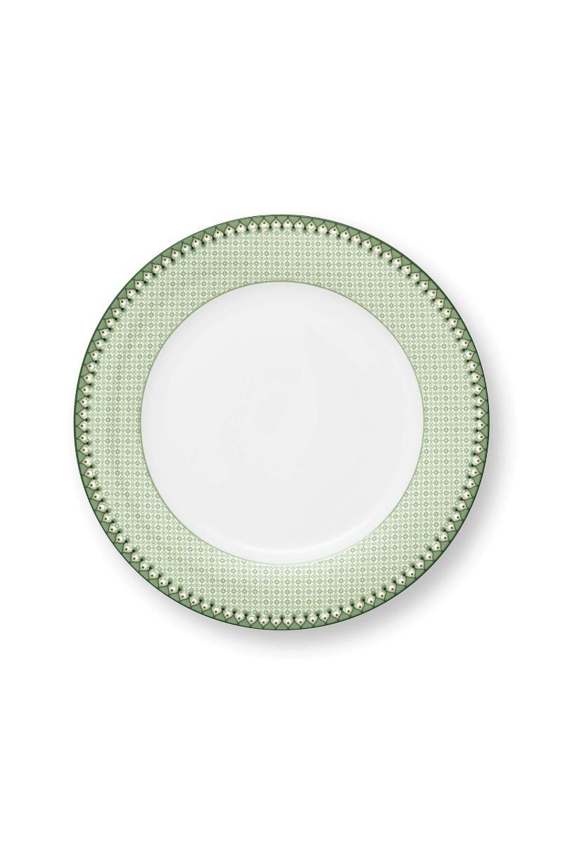 Lily&Lotus Dinner Plate in Light Green 26.5cm by Pip Studio