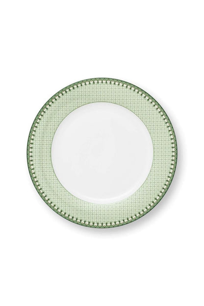 Lily&Lotus Dinner Plate in Light Green 26.5cm by Pip Studio