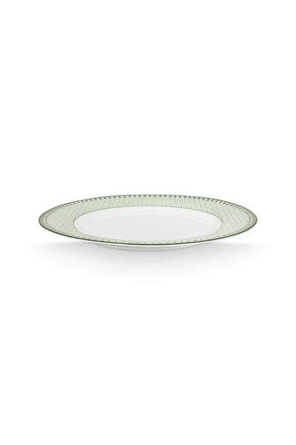Lily&Lotus Dinner Plate in Light Green 26.5cm by Pip Studio