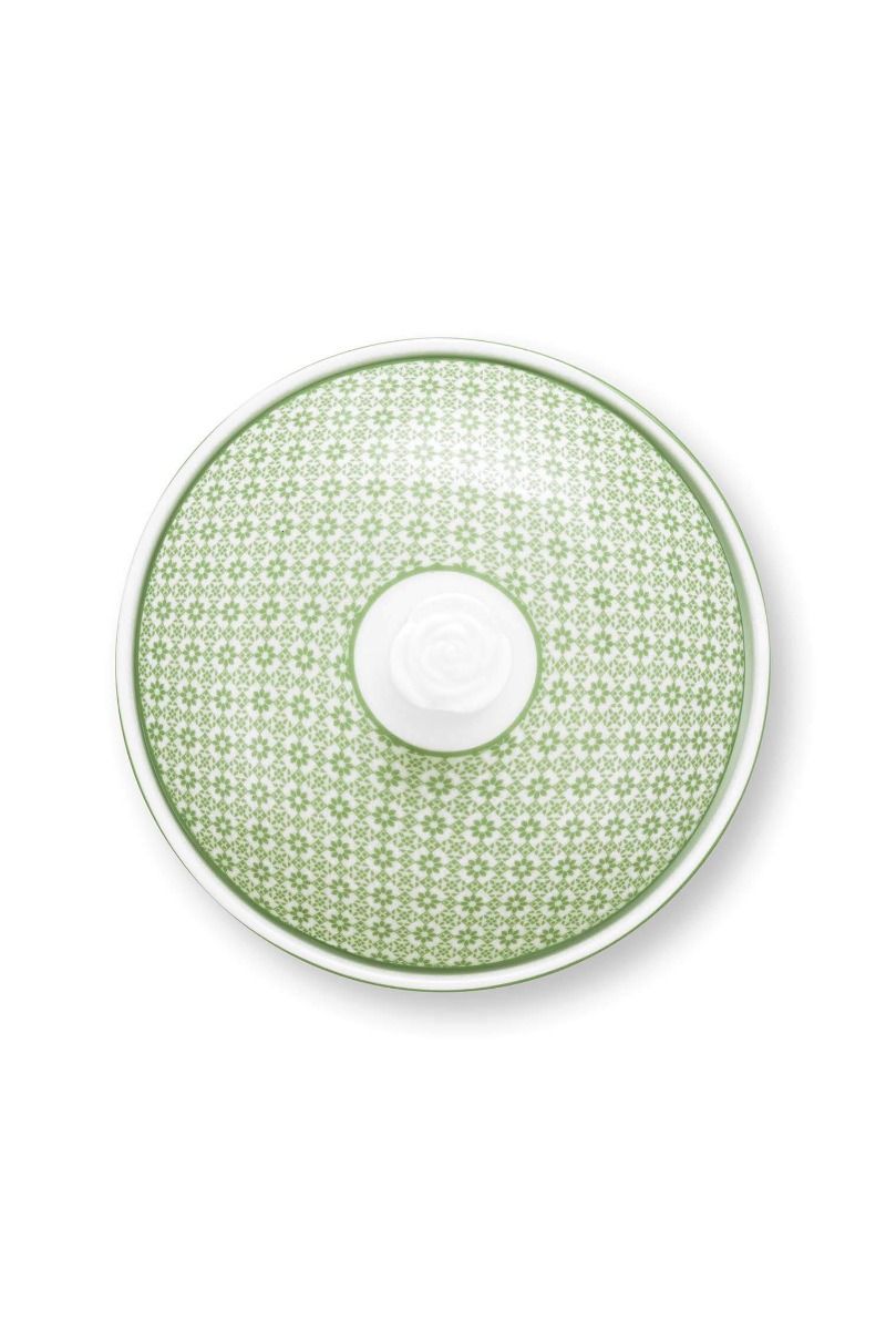 Sugar Bowl Lily&Lotus Tiles Light Green by Pip Studio
