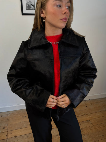 Cow hide leather jacket **special price