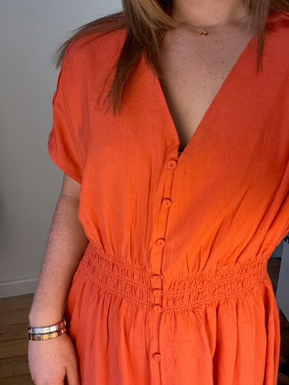Fabulous paprika dress