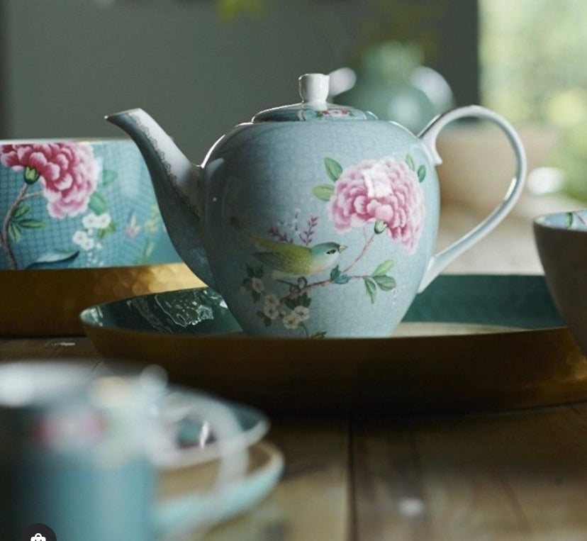 Pips Studio Blushing Birds Blue Cake Tray