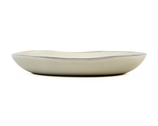 Aviero large white oval bowl by MARIA PORTUGAL TERRACOTA