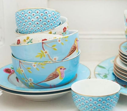 Pips Studio Blushing Birds Blue Cake Tray