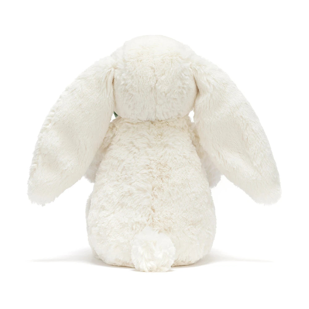 Cream Bashful Bunny with Plant by Jellycat