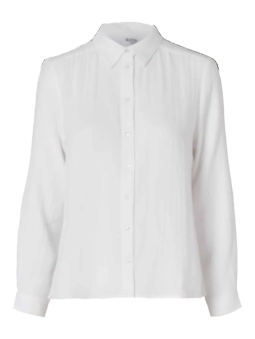 Hazel - 100% organic cotton white shirt