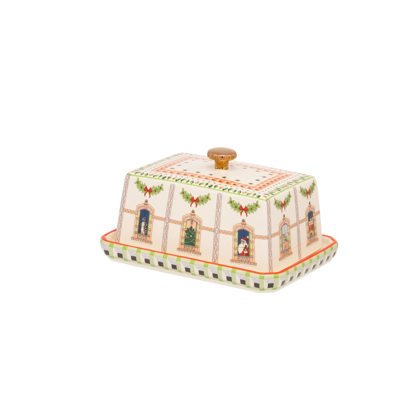 Christmas Butter Dish by Cath Kidston