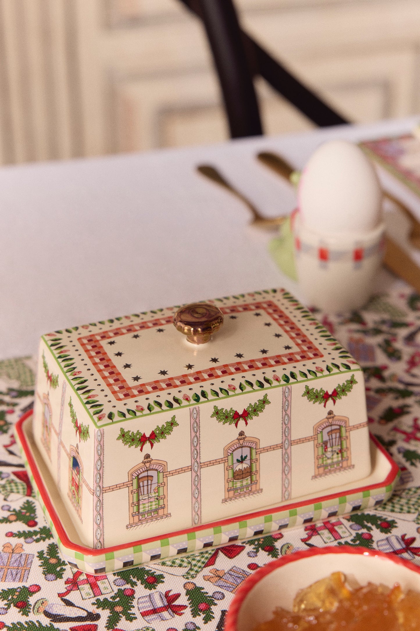 Christmas Butter Dish by Cath Kidston