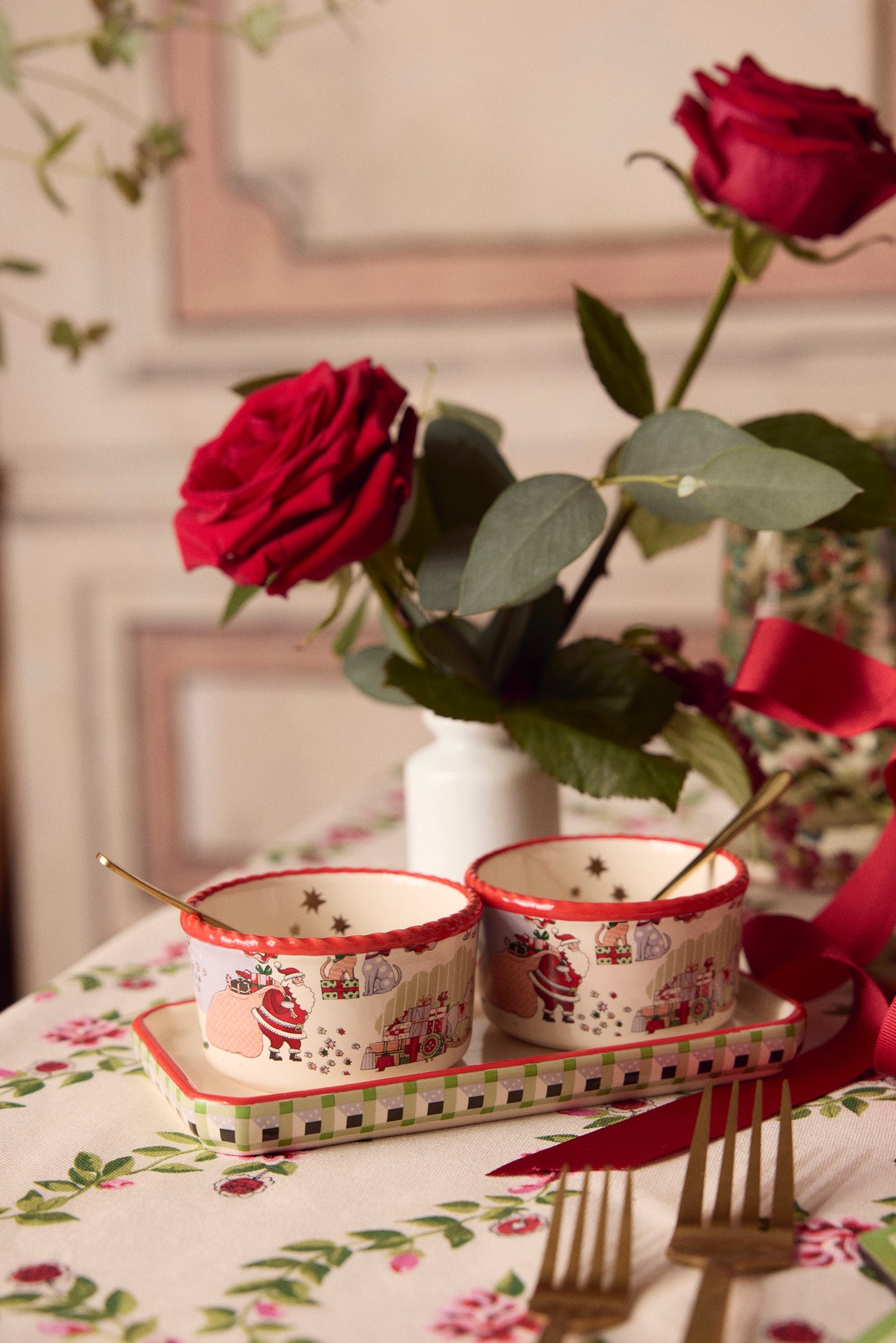 Christmas Condiment Pot Set by Cath Kidston