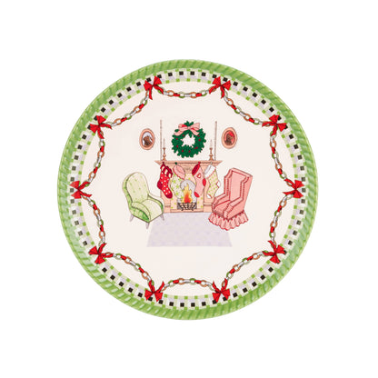 Set of 2 Christmas Side Plates by Cath Kidston