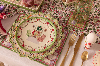 Set of 2 Christmas Side Plates by Cath Kidston