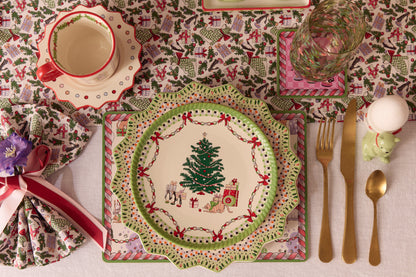 Set of 2 Christmas Side Plates by Cath Kidston
