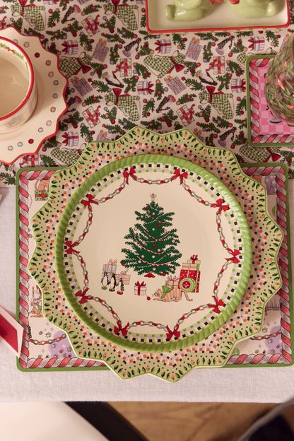 Set of 2 Christmas Side Plates by Cath Kidston