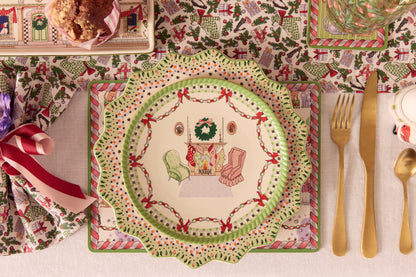 Set of 2 Christmas Side Plates by Cath Kidston