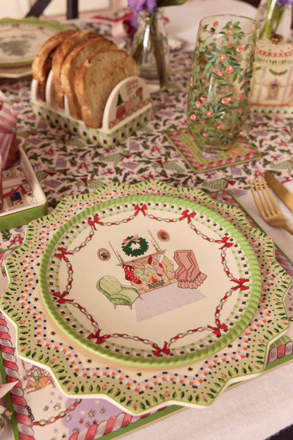 Set of 2 Christmas Side Plates by Cath Kidston