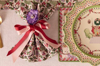 Set of 2 Christmas Side Plates by Cath Kidston