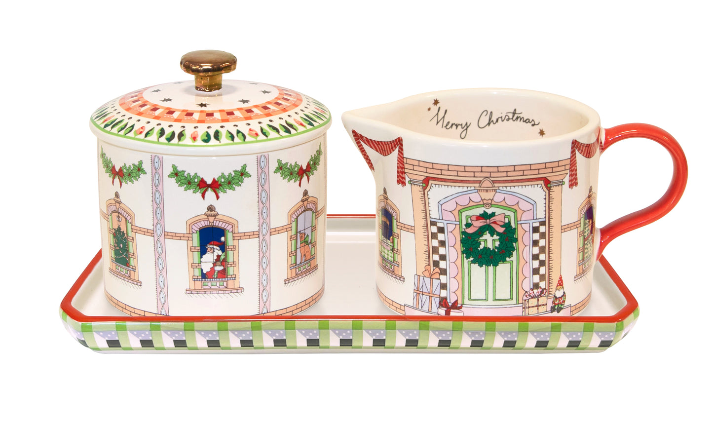 Christmas Milk & Sugar Set by Cath Kidston