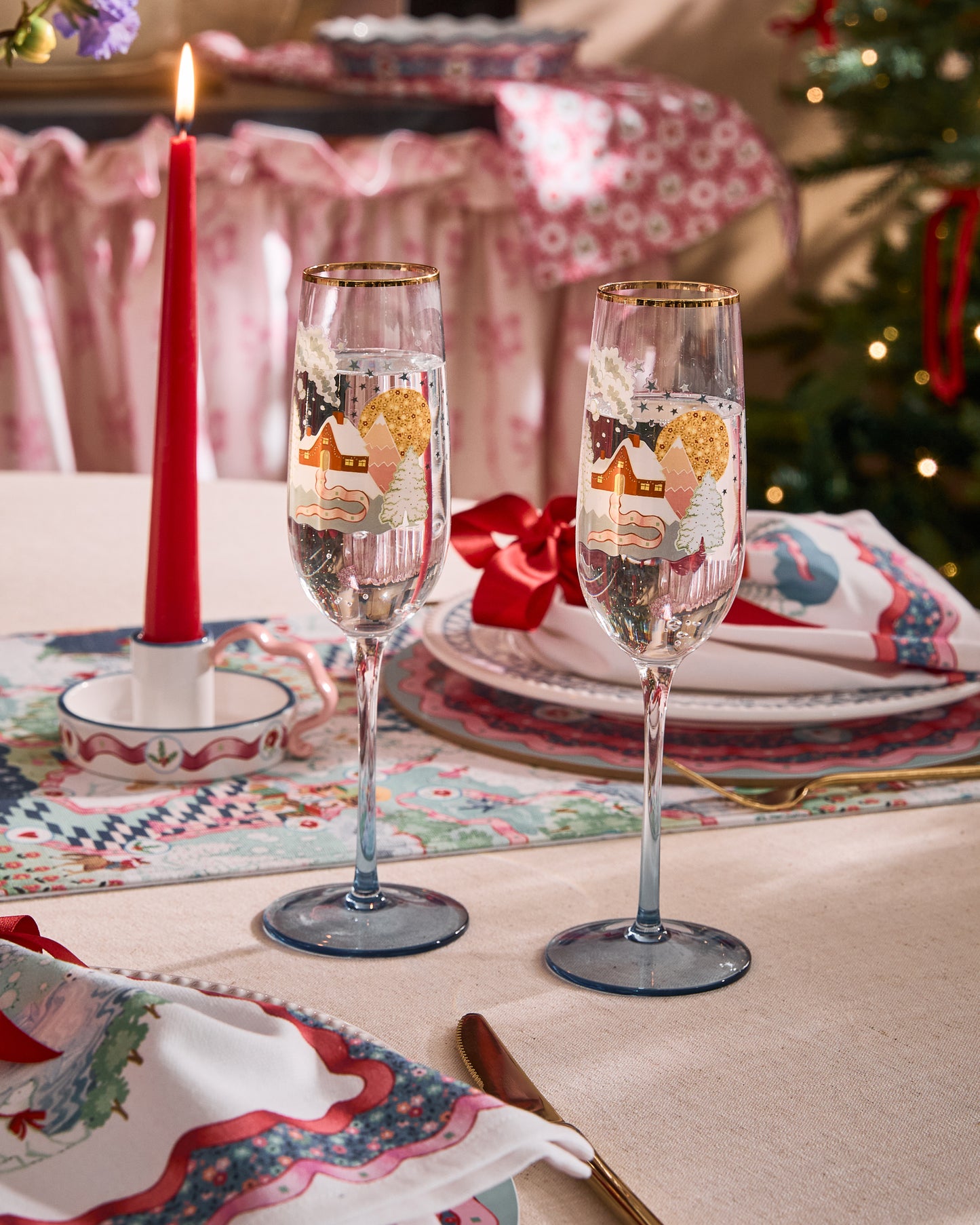 Christmas Candlestick Holder by Cath Kidston