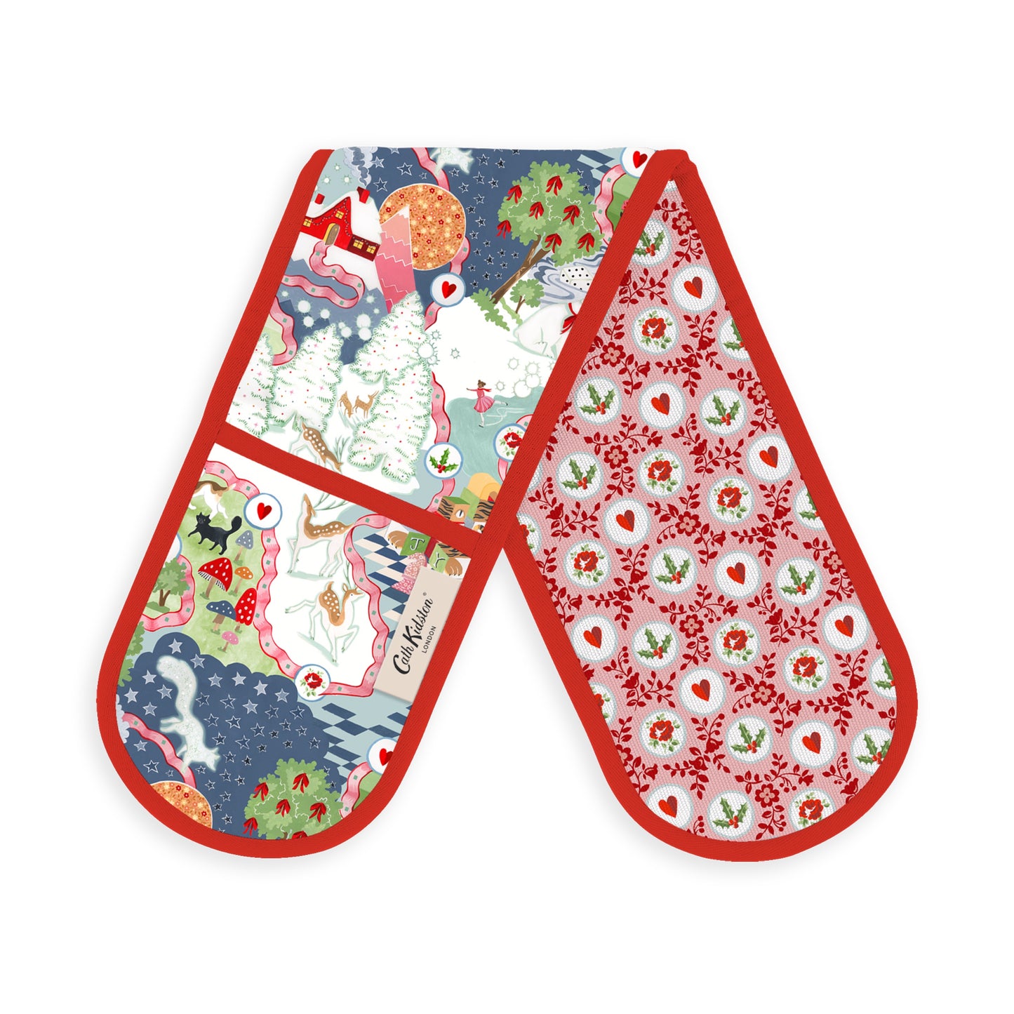 Christmas Journey Double Oven Gloves by Cath Kidston