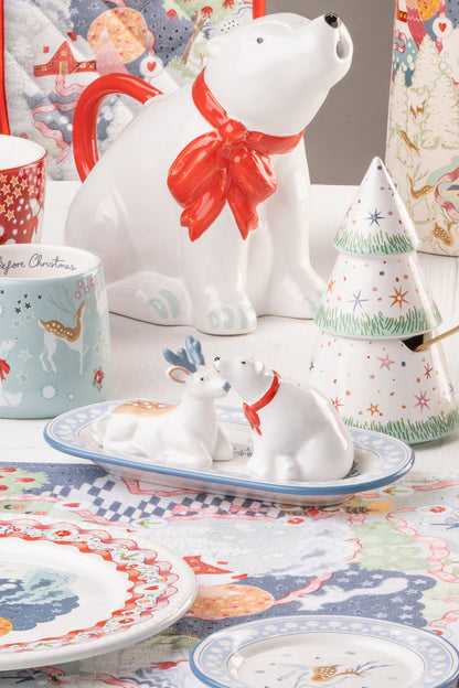 Blue Polar Bear & Deer Salt & Pepper Shaker Set by Cath Kidston