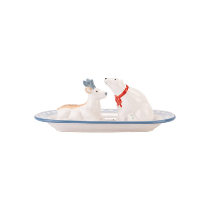 Blue Polar Bear & Deer Salt & Pepper Shaker Set by Cath Kidston