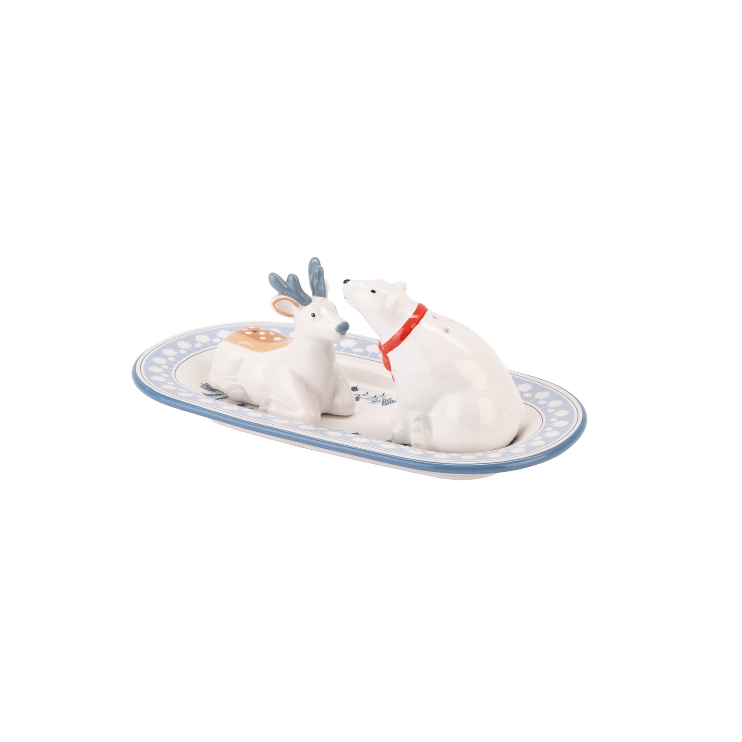 Blue Polar Bear & Deer Salt & Pepper Shaker Set by Cath Kidston