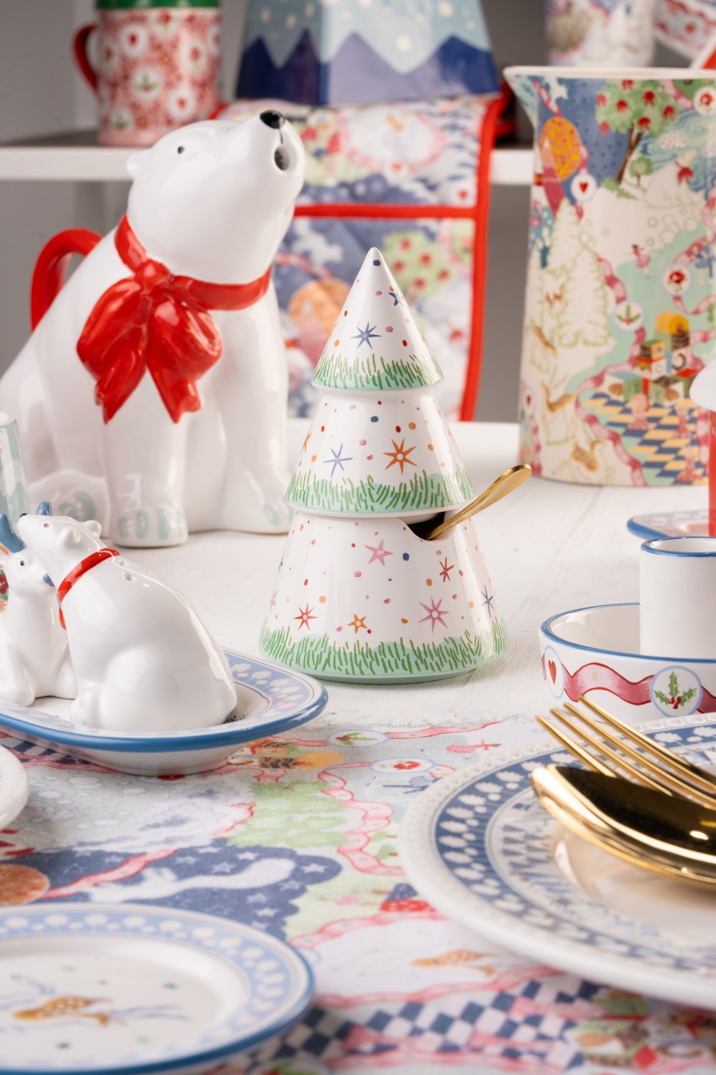 Christmas Tree Condiment set by Cath Kidston