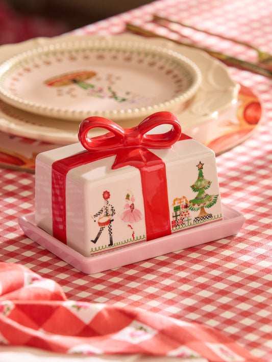 Cath Kidston Nutcracker Butter Dish